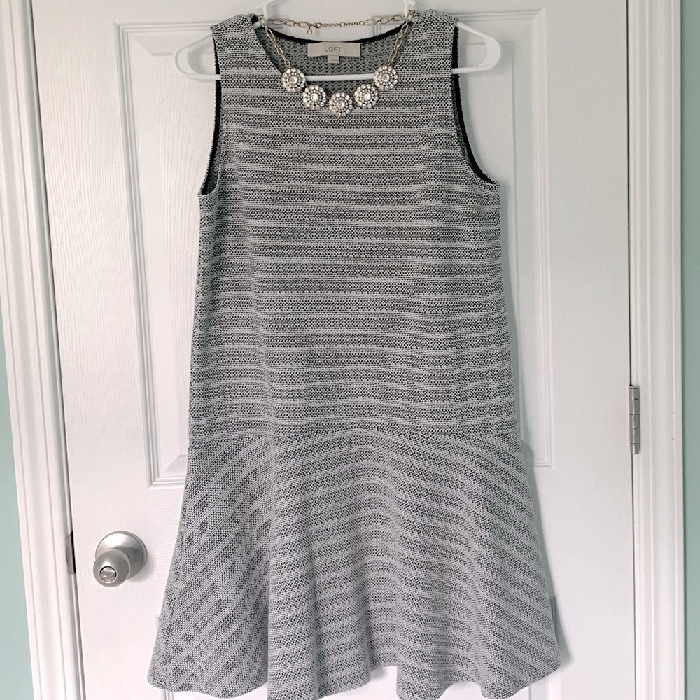 LOFT Fluted Dress